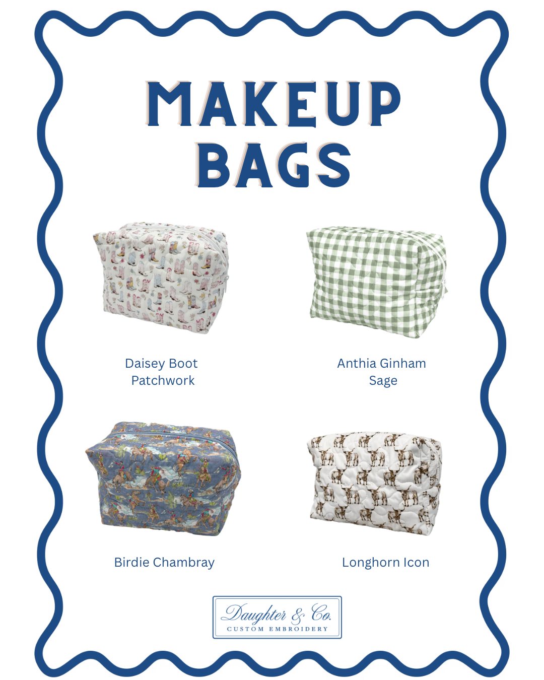 Ida Mae Makeup Bag