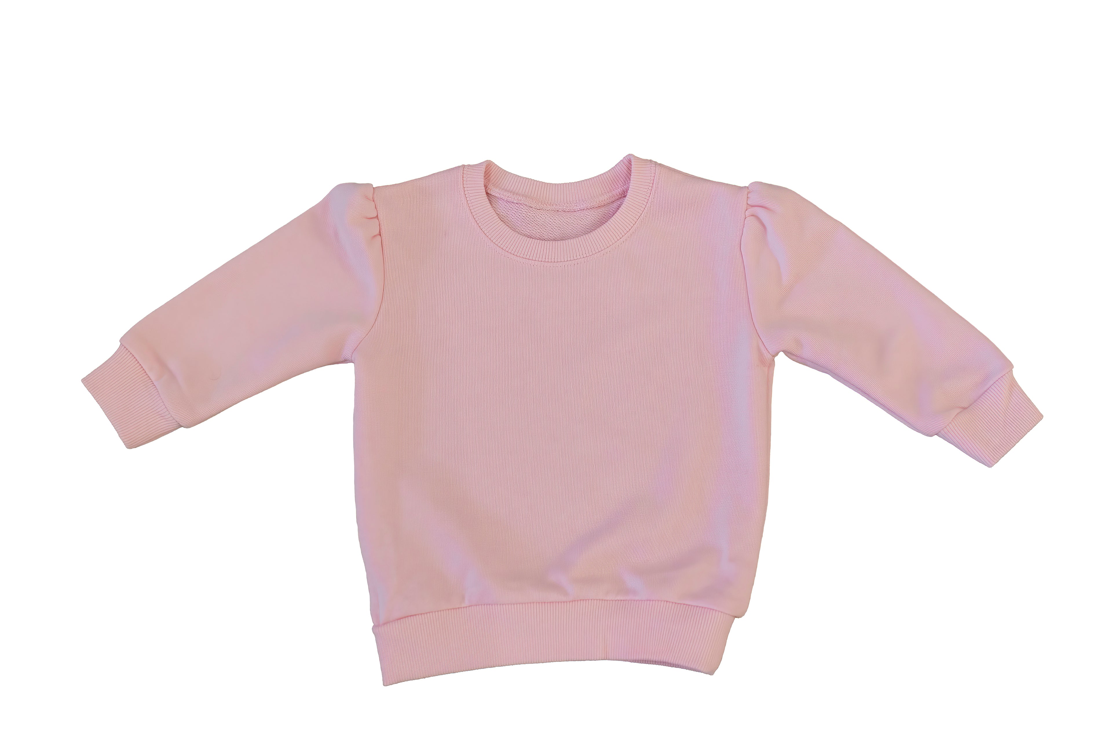 Girls Puff Sleeve Sweatshirt