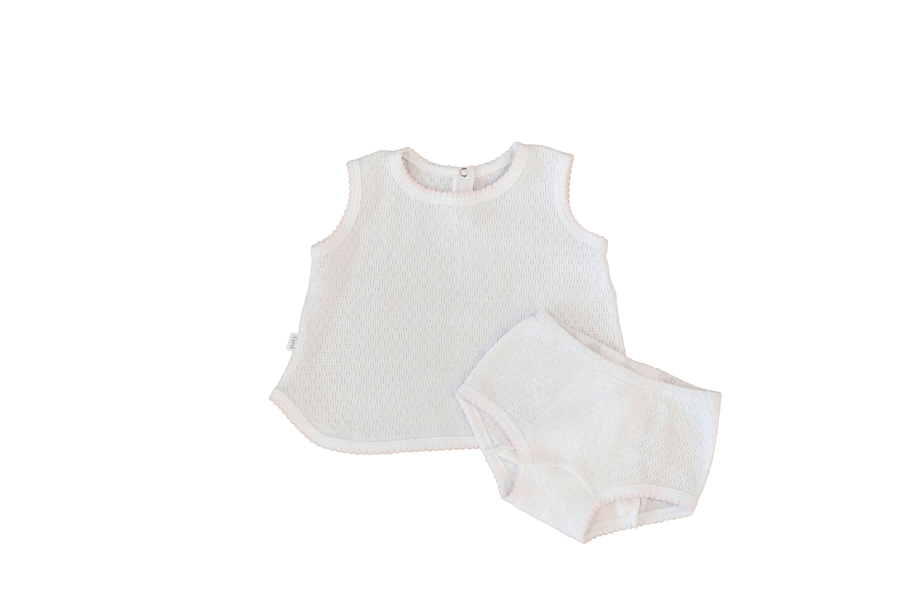 Paty Knit Diaper Set