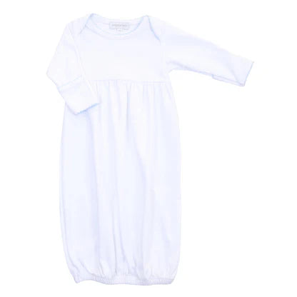Picot Trim Baby Gown
