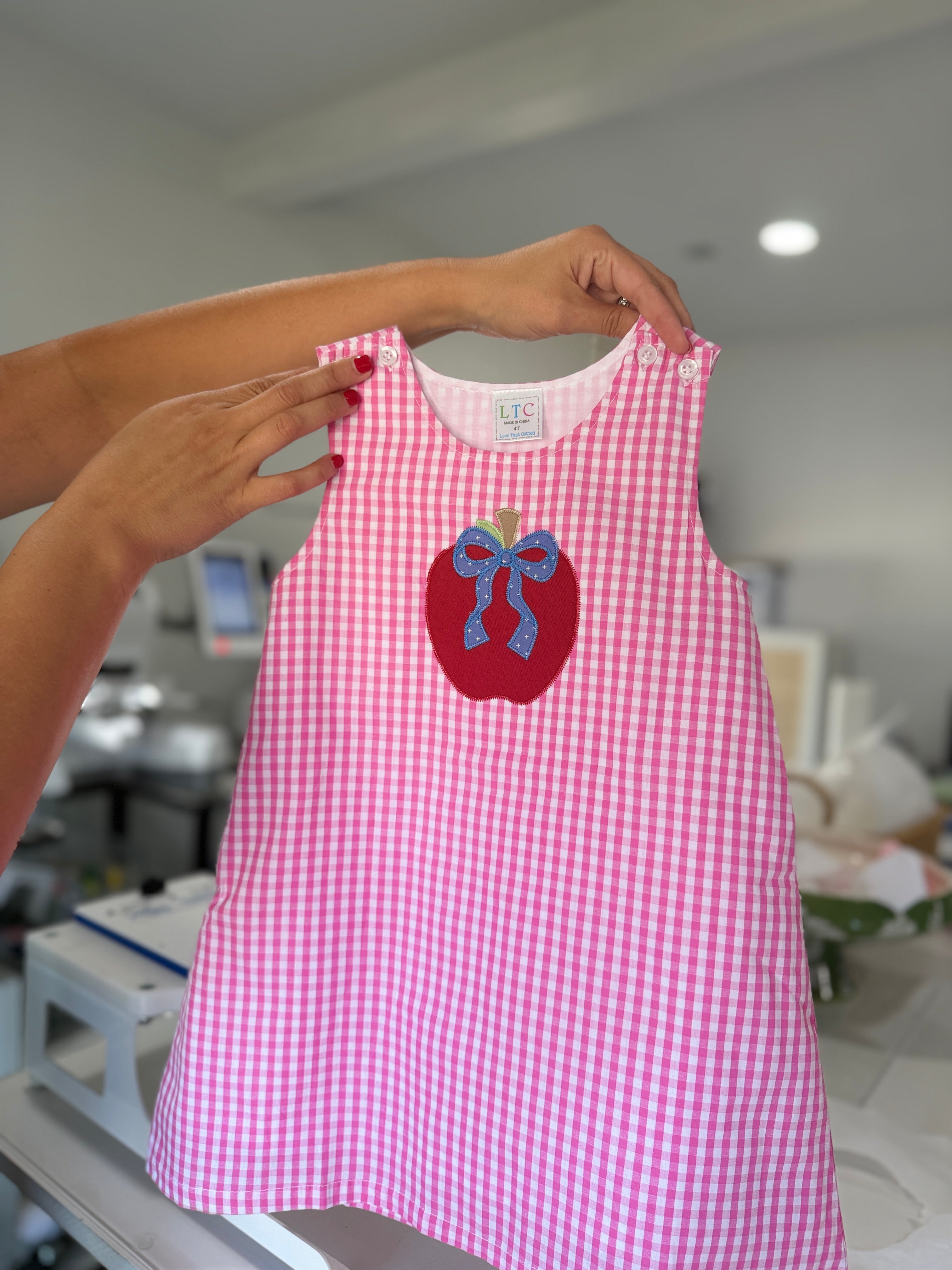 Pink Gingham Dress