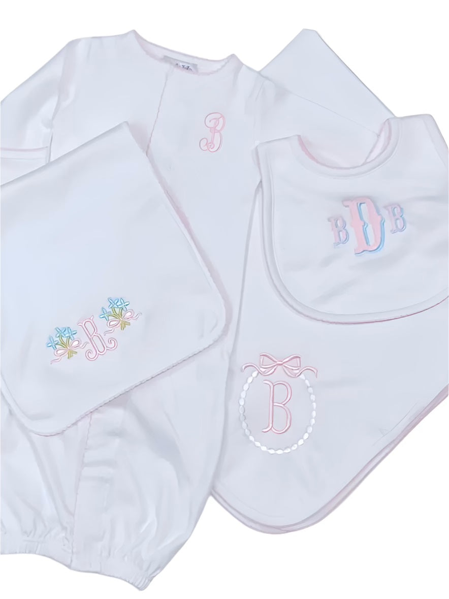 Picot Trim Baby Blanket