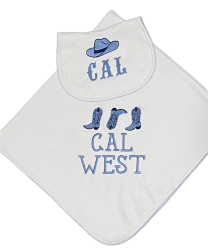 Picot Trim Baby Blanket