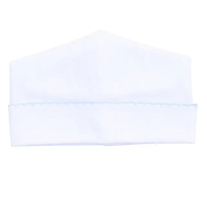 Picot Trim Baby Hat