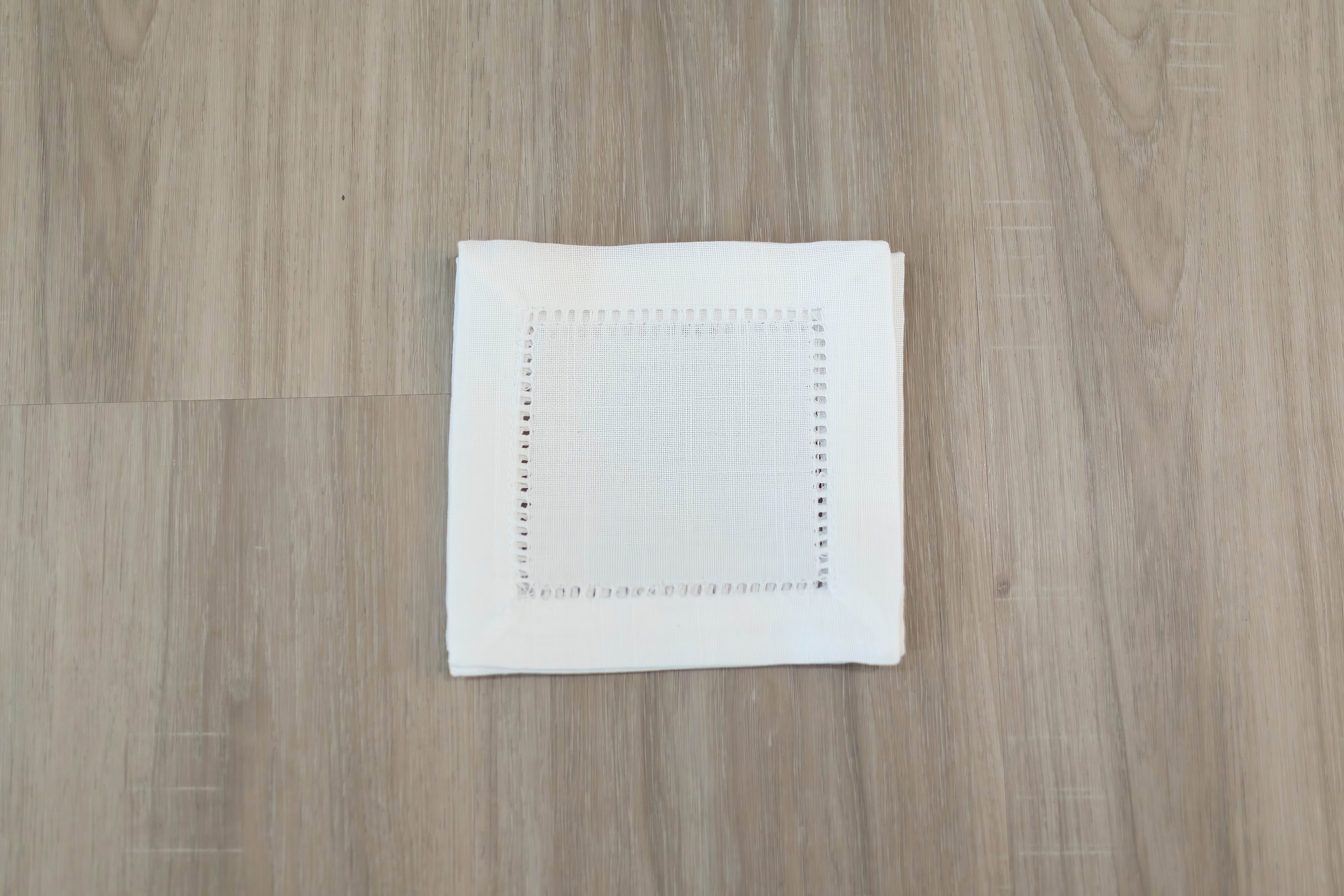 Cocktail Napkin With Hemstitch Border