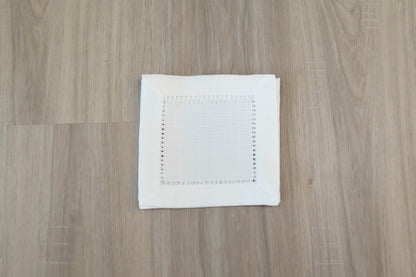 Cocktail Napkin With Hemstitch Border