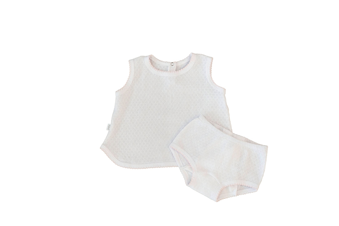 Paty Knit Diaper Set