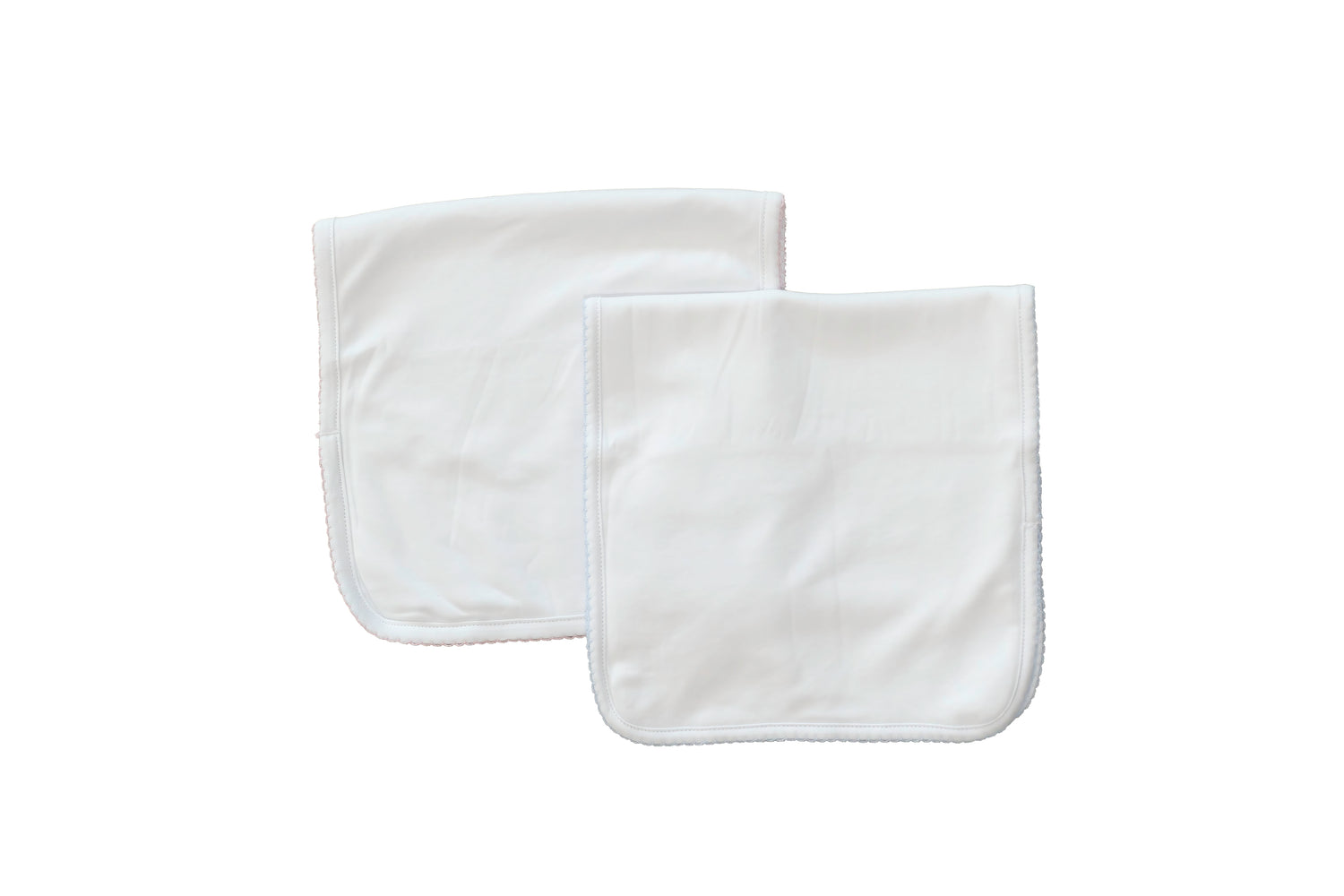 Picot Trim Burp Cloth