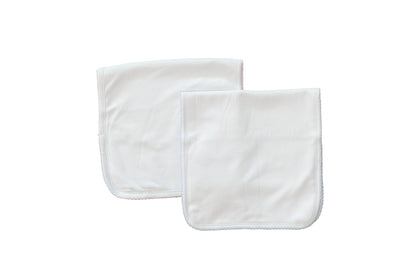 Picot Trim Burp Cloth