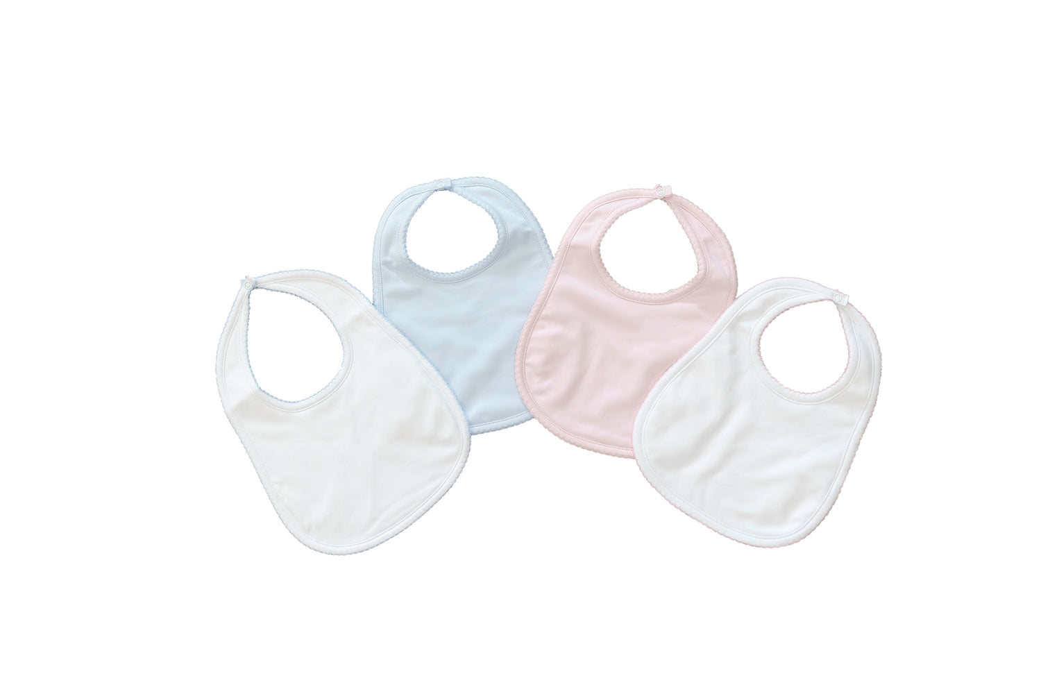 Picot Trim Baby Bib