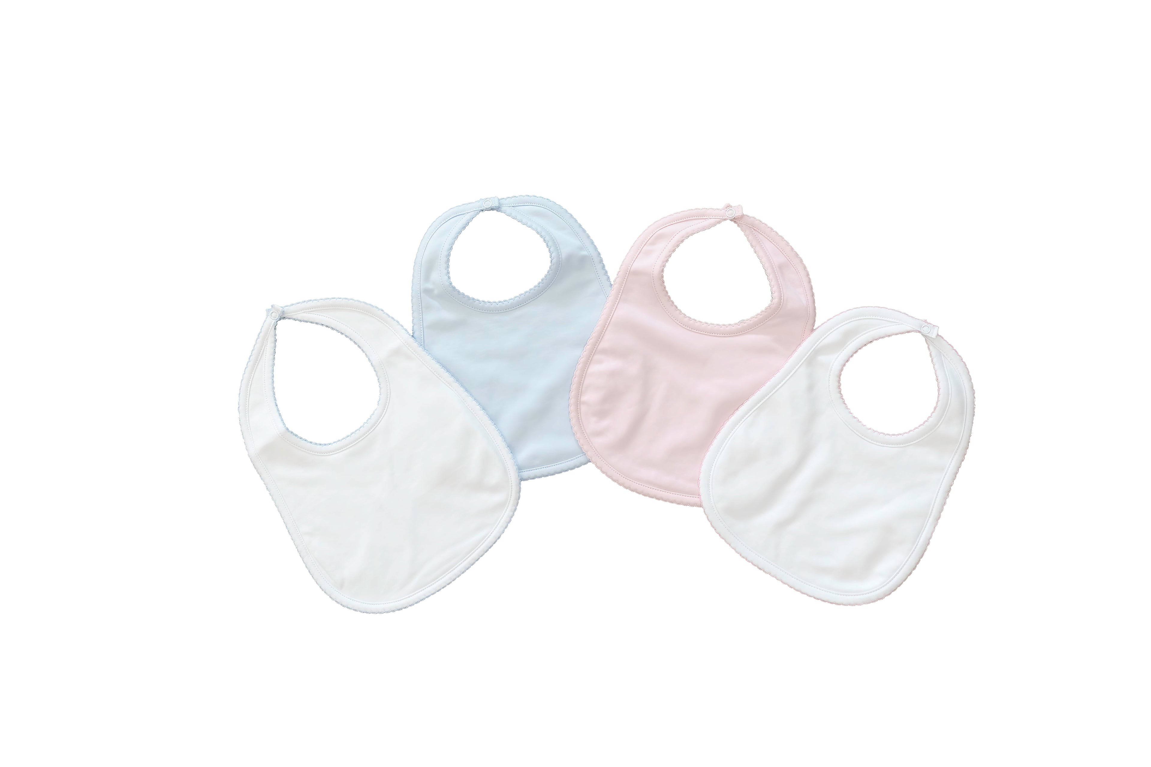 Picot Trim Baby Bib